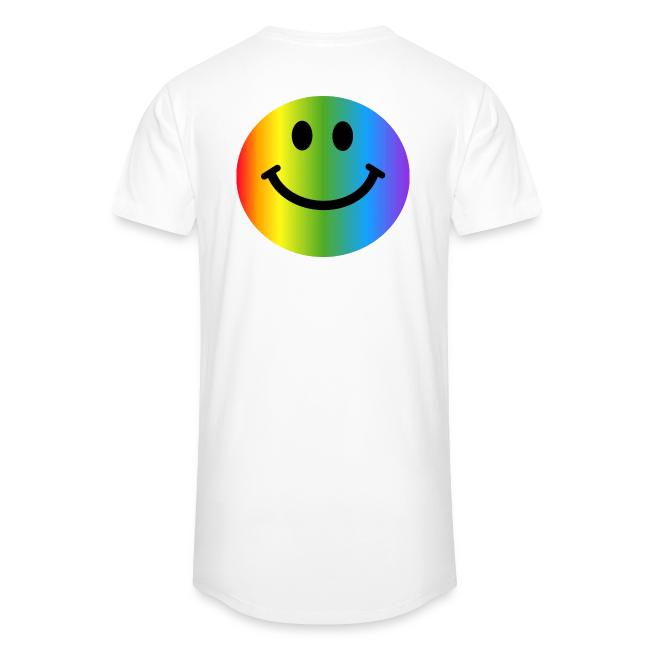 Rainbow Smiley Face - Unisex Oversize T 